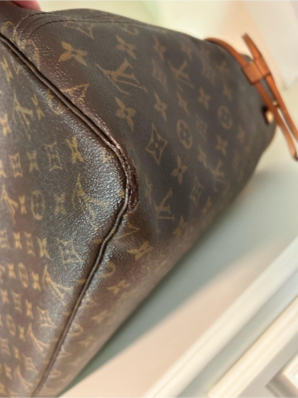 Louis Vuitton Neverfull Monogram GM bag & wristlet - Picture 5 of 15
